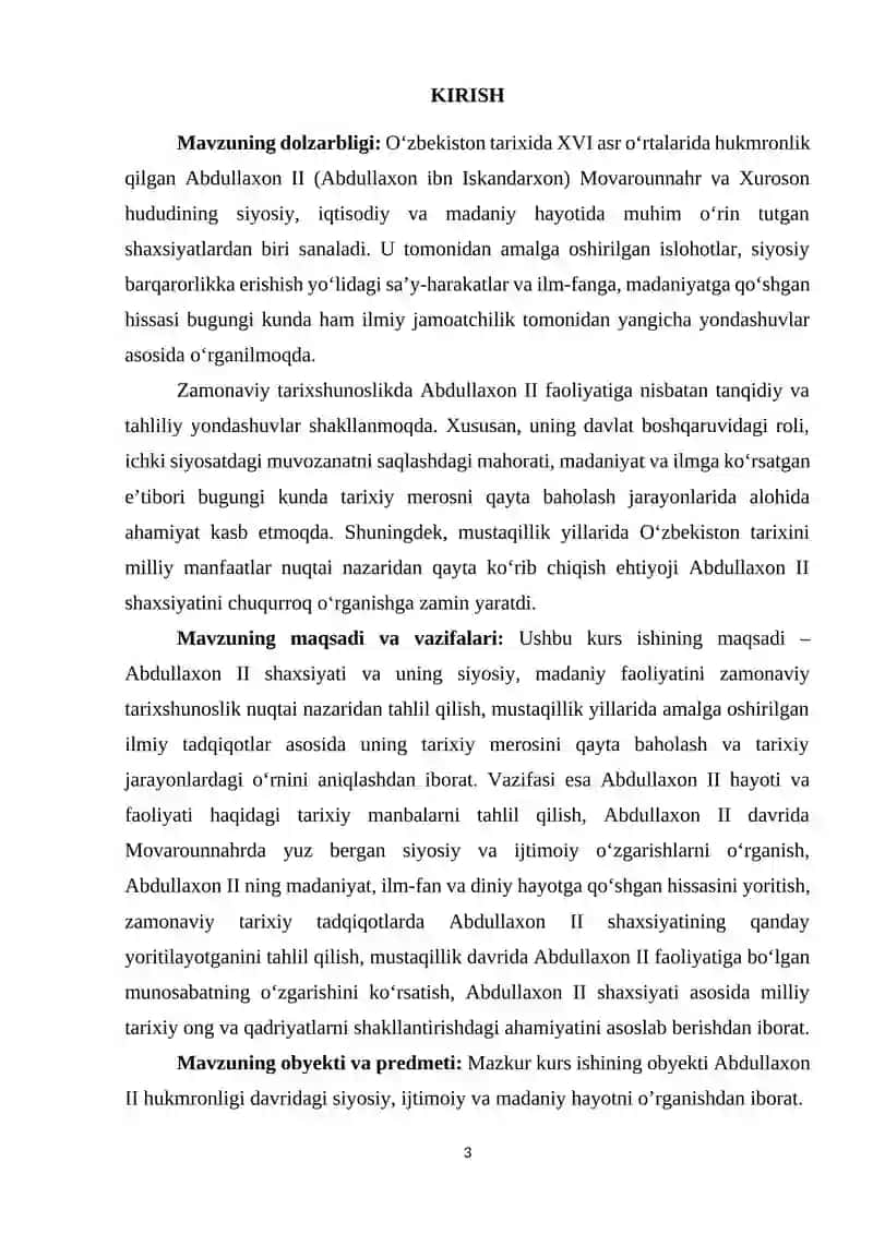 ABDULLAXON II SHAXSIYATI ZAMONAVIY TADQIQOTLARDA 3