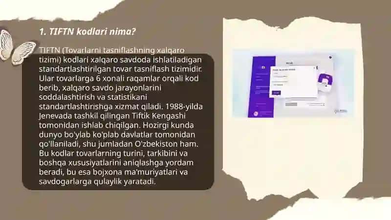 Tovarlarni TIFTN kod raqamlarini aniqlash usullari 3