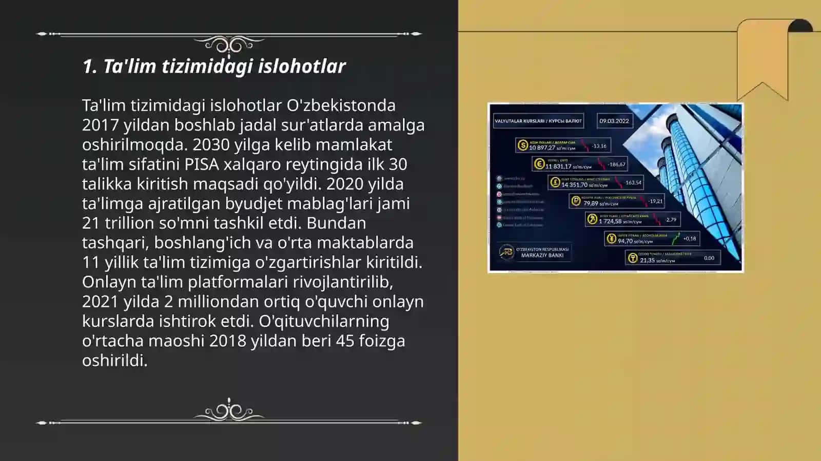 Ta'lim tizimidagi islohotlar 3