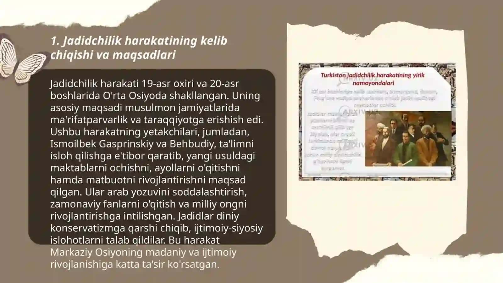 Mustaqillik yillarida jadidchilik harakati namoyandalariga boʼlgan munosabatning oʻzgarishi 3