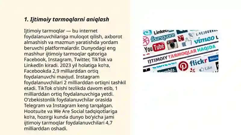 Ijtimoiy tarmoqlar 3