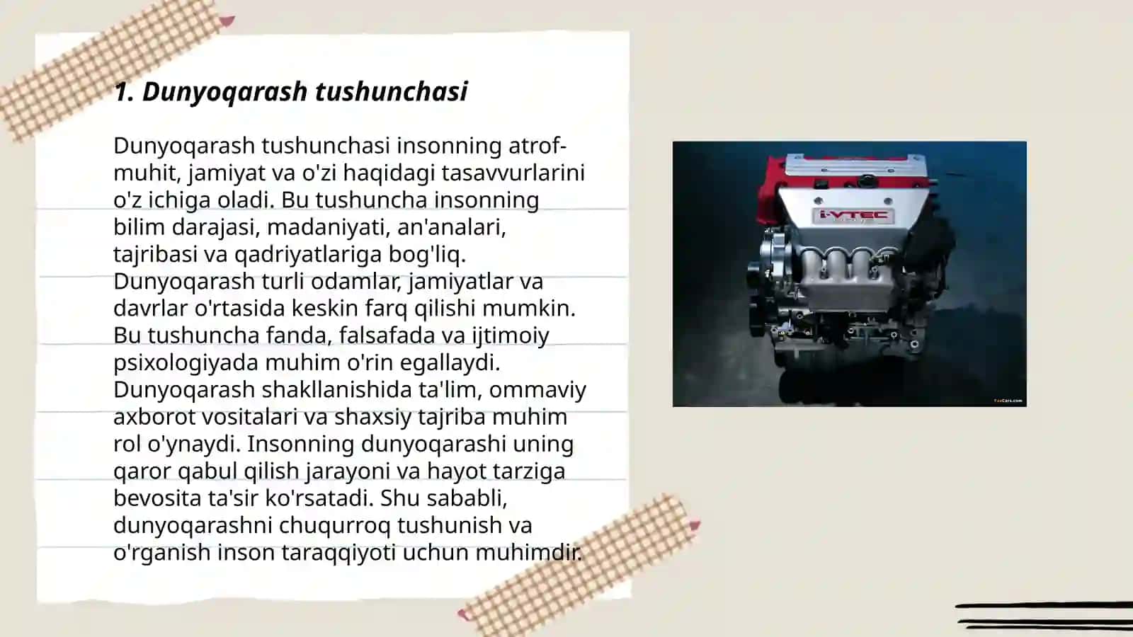 Dunyoqarashning mohiyati, tuzilishi va asosiy funktsiyalari 3