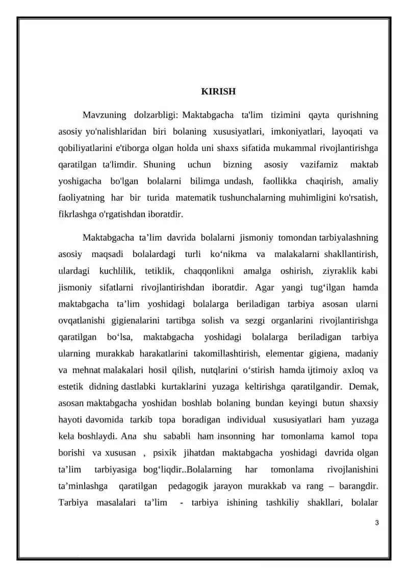 Maktabgacha ta`lim muassasalarida tayyorlov guruhi bolalarining aqliy rivojlanishida psixologik treninglardan foydalanish 3