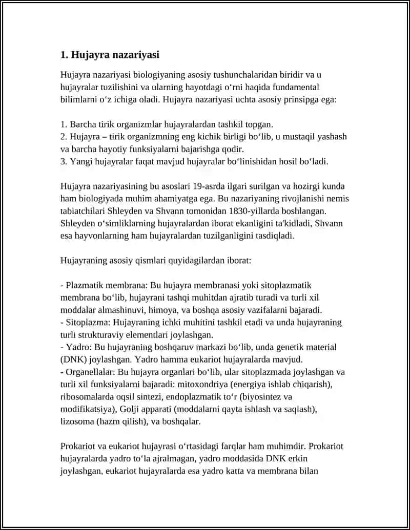 BIOLOGIYA HUJAYRALAR TUZILISHI 3