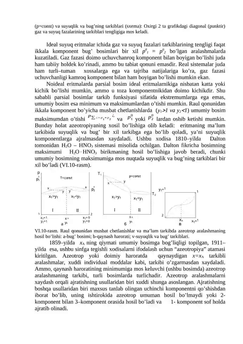 Uchuvchan suyuq aralashmalarning termodinamikasi 3