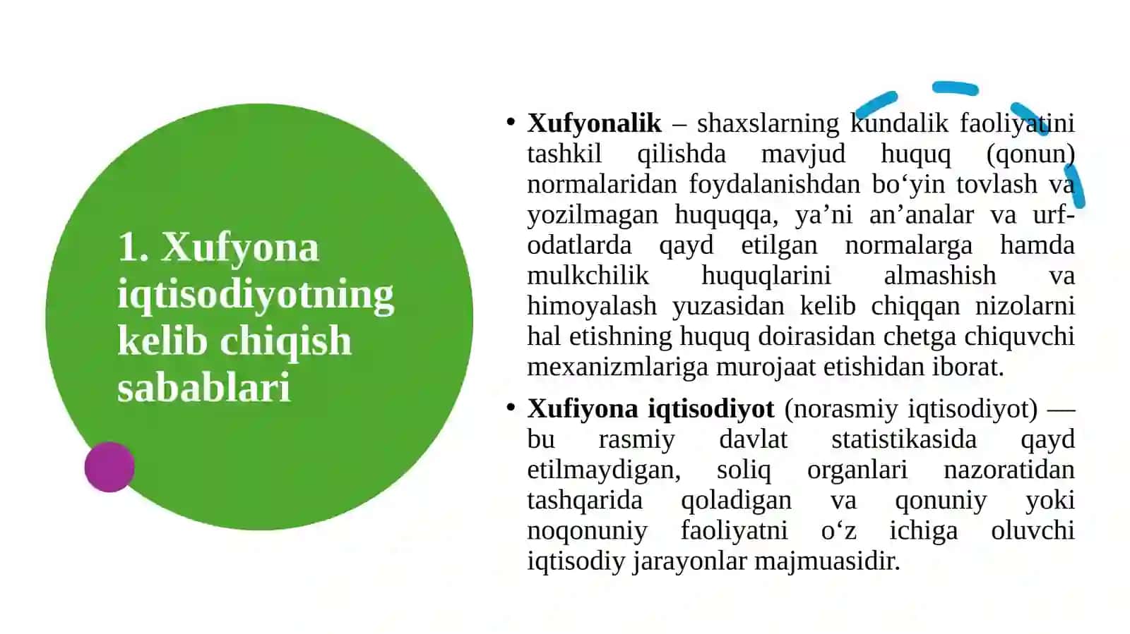Xufiyona iqtisodiyotning institutsional nazariyasi. Rejali iqtisodiyot instituti va bozor instituti 3
