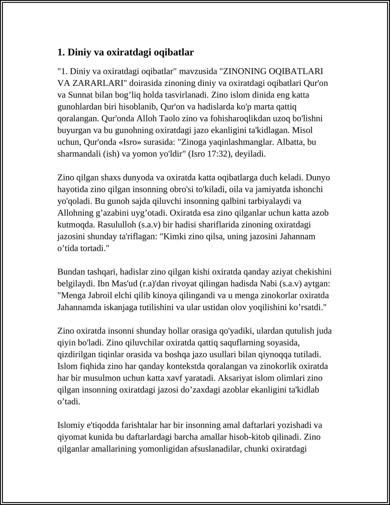 ZINONING OQIBATLARI VA ZARARLARI 3