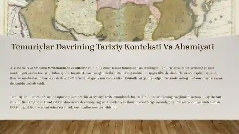 Temuriylardavrida II-Renessans:ta’lim-tarbiya va pedagogika g‘oyalari taraqqiyoti 3