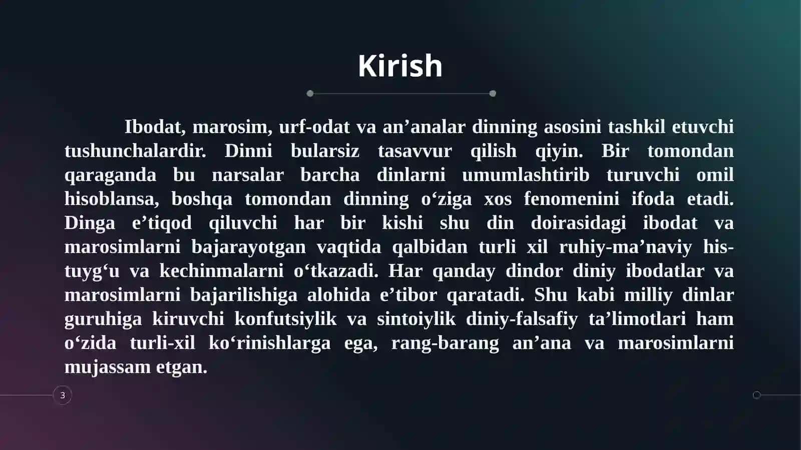KONFUTSIYLIK VASINTOIYLIKDADINIYBAYRAM VAMAROSIMLAR 3