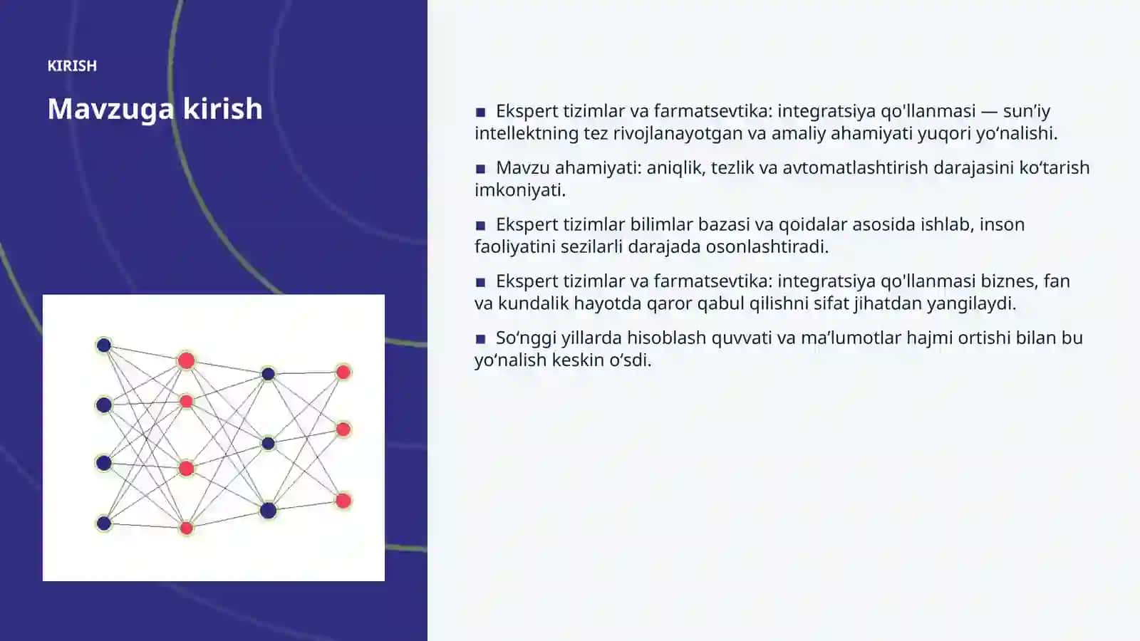 Ekspert tizimlar va farmatsevtika: integratsiya qo'llanmasi 3