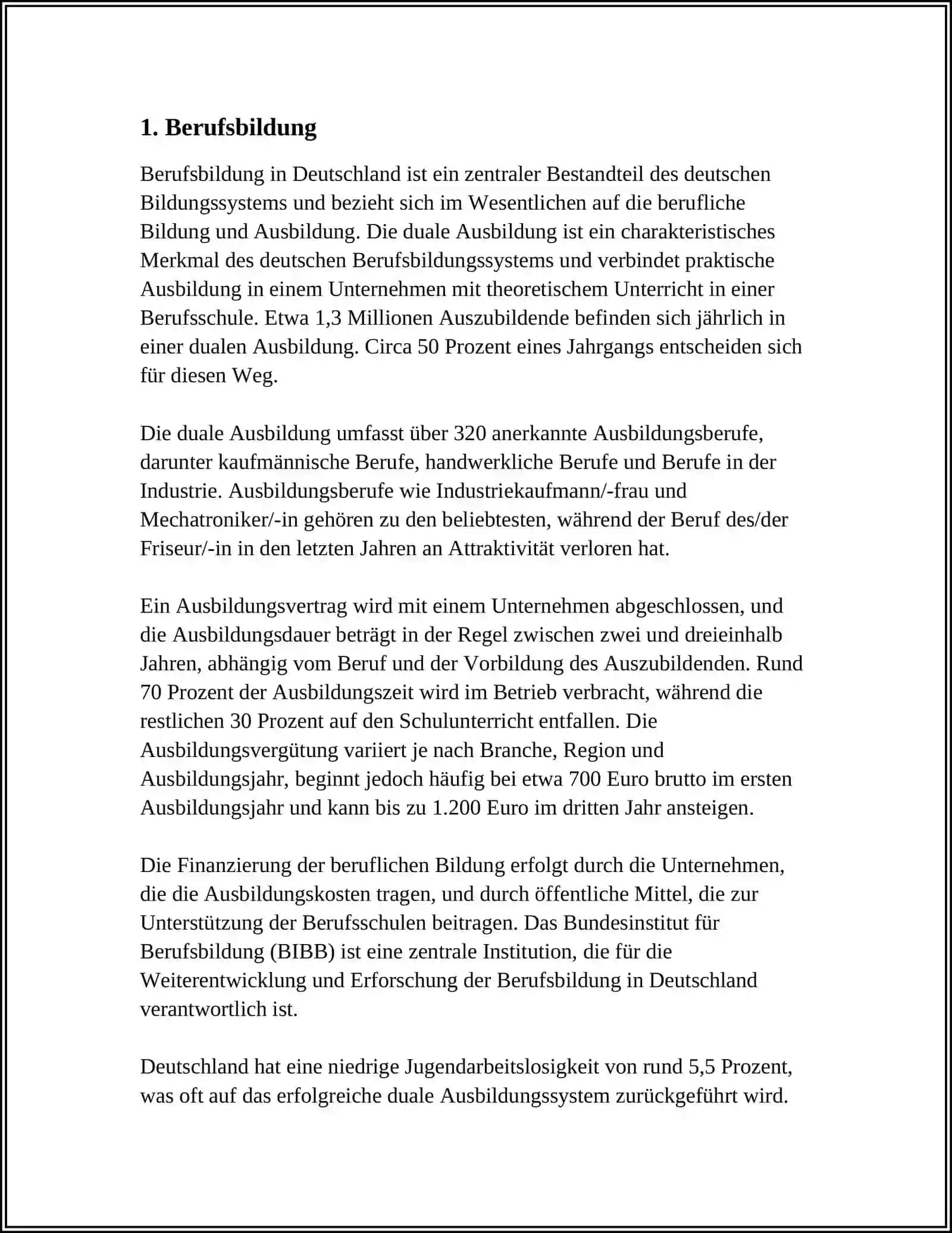 BERUF UND ARBEIT 3