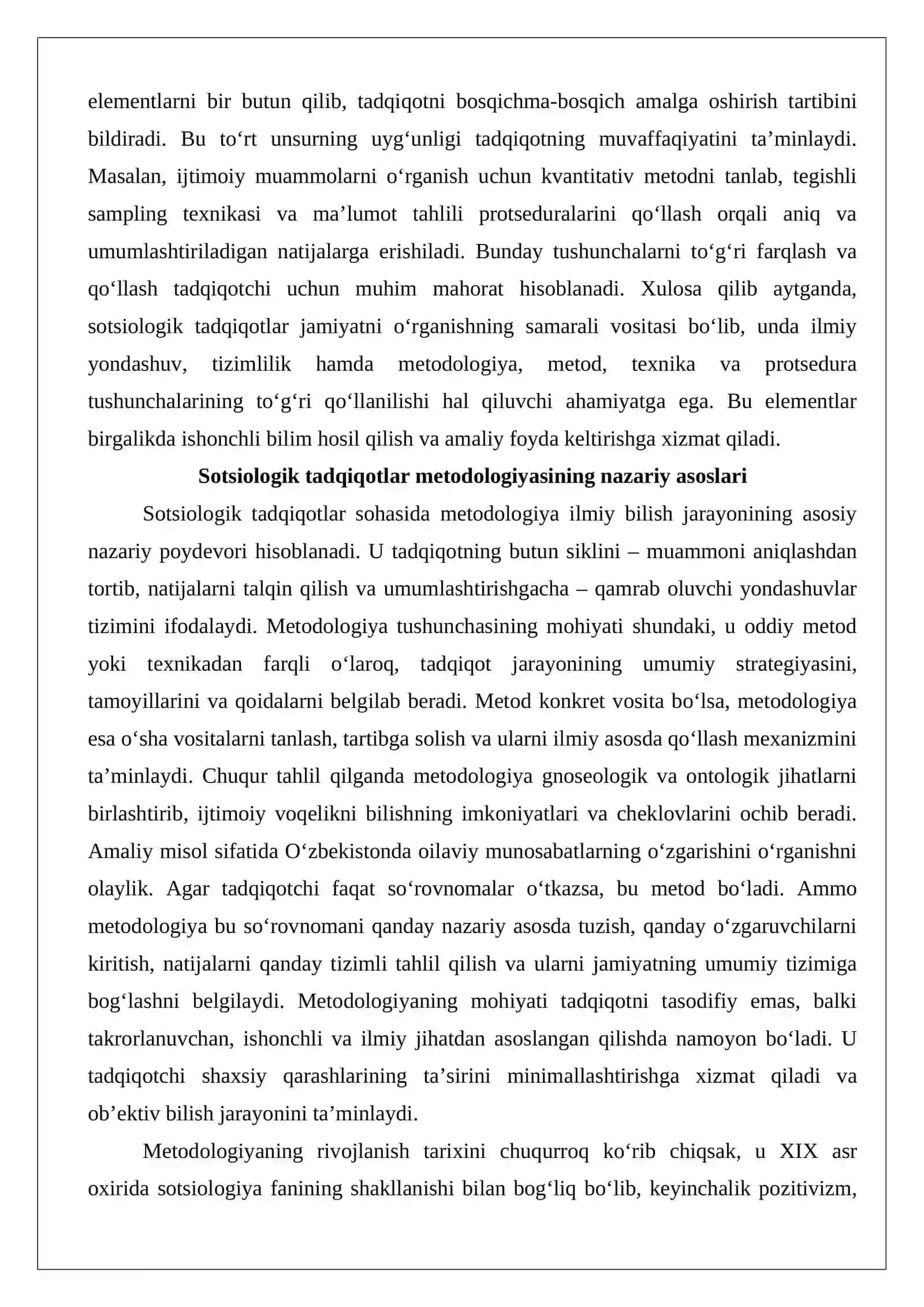 Sotsiologik tadqiqotlar metodologiyasi 3
