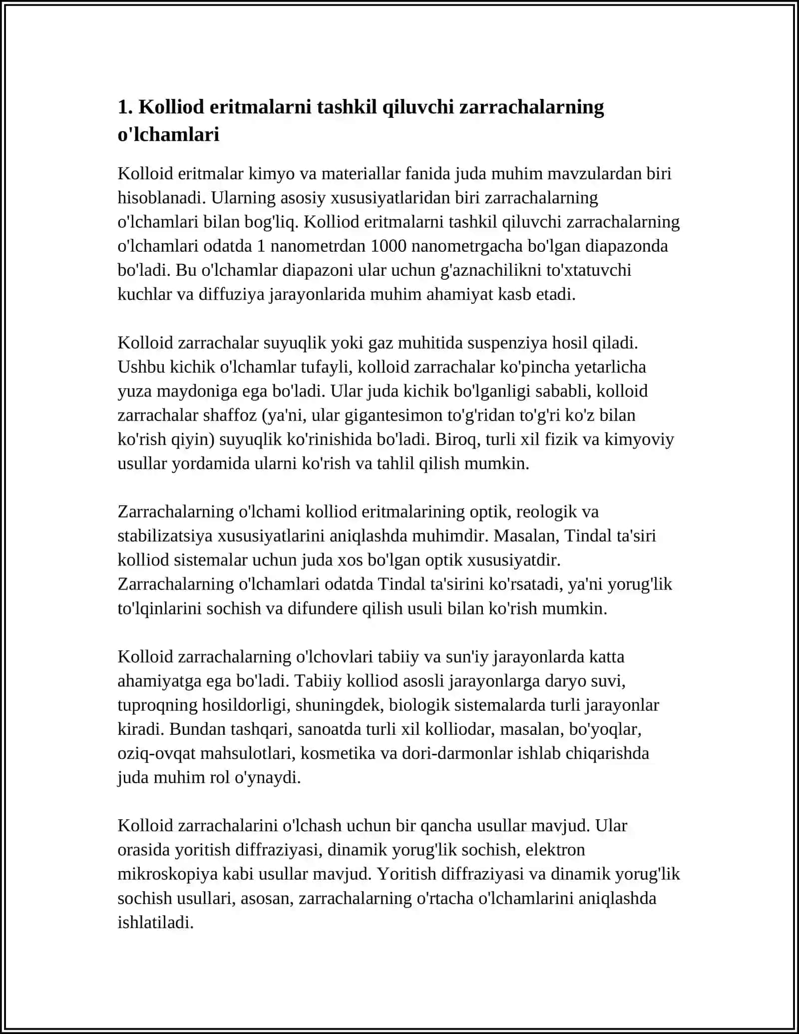 KOLLOID ERITMALARNING MOLEKULYAR-KINETIK XOSSALARI 3