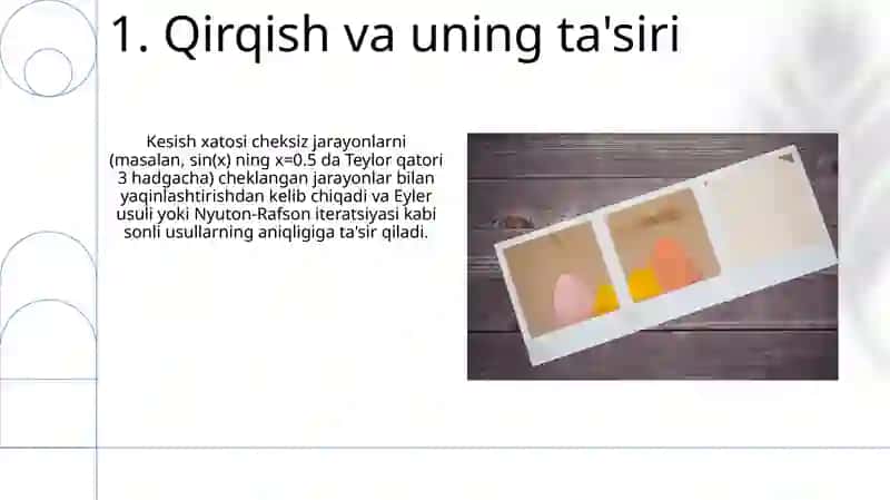 Taqribiy hisob, absolyut va nisbiy xato,sonlarni yaxlitlash usullari 3
