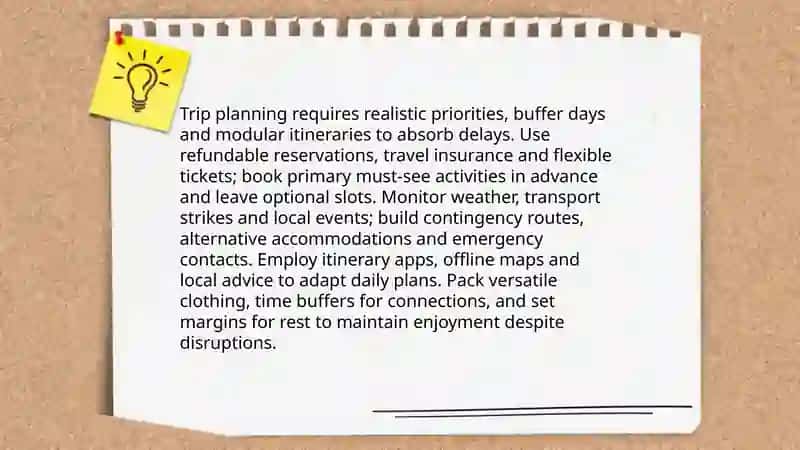 Travel challenges and solutions 3