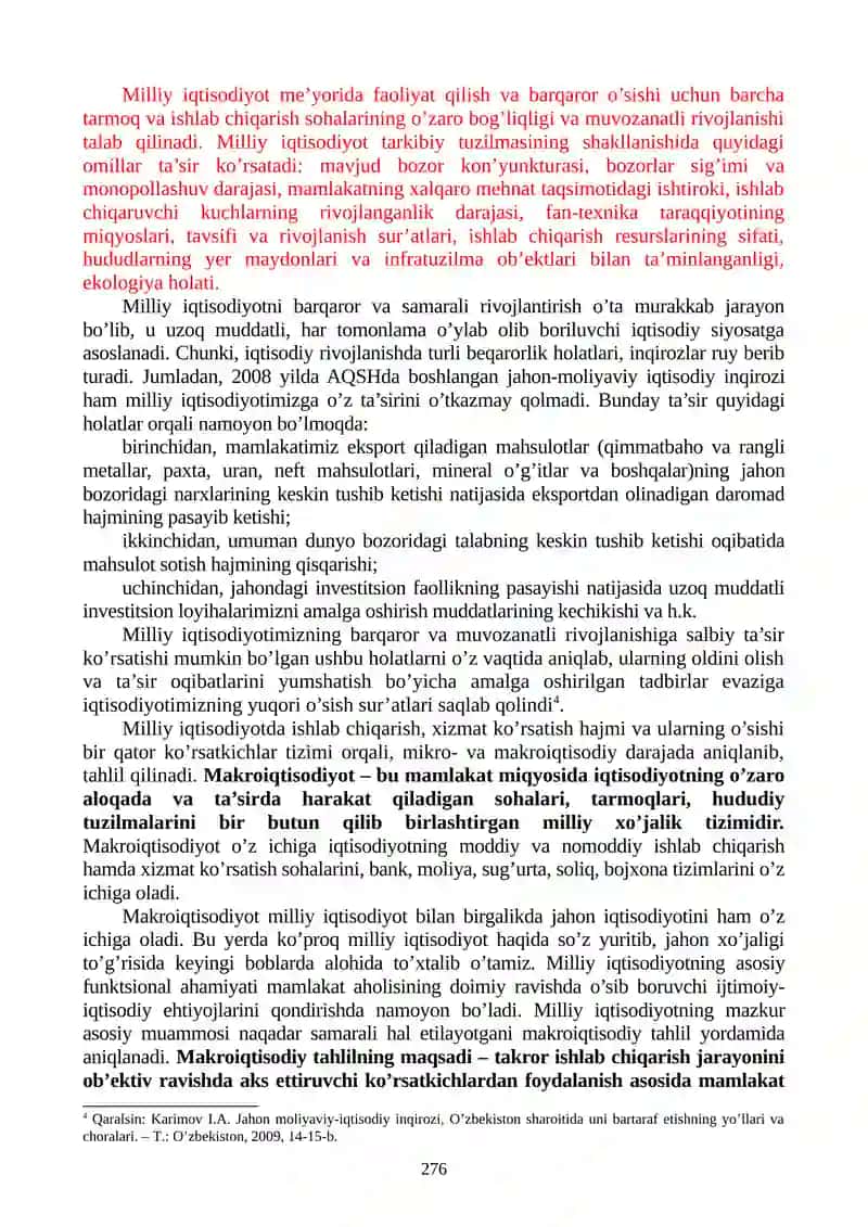 Milliy iqtisodiyot va uning makroiqtisodiy o'lchamlari 3