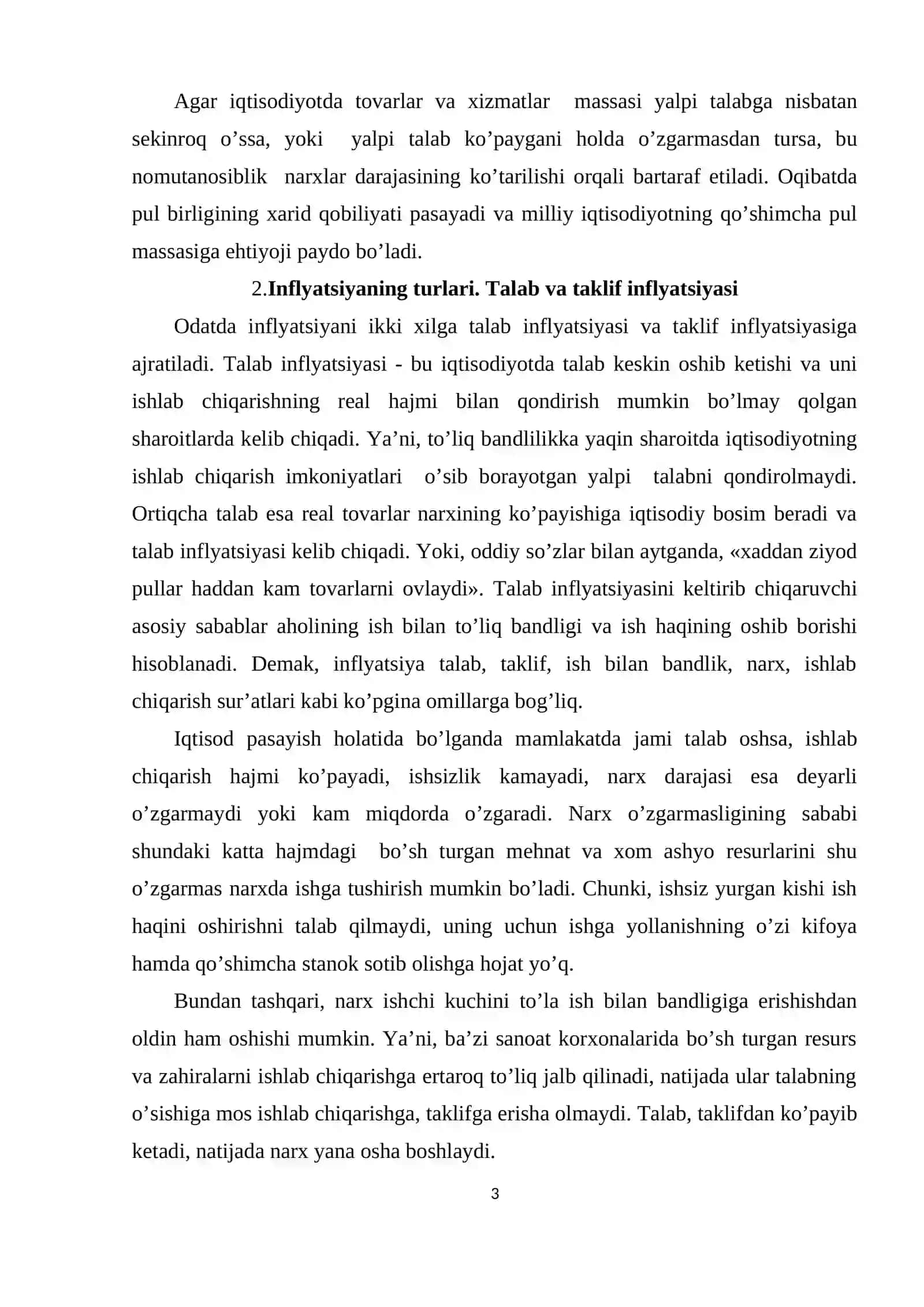 Inflyatsiya va aksilinflyatsiya siyosati 3