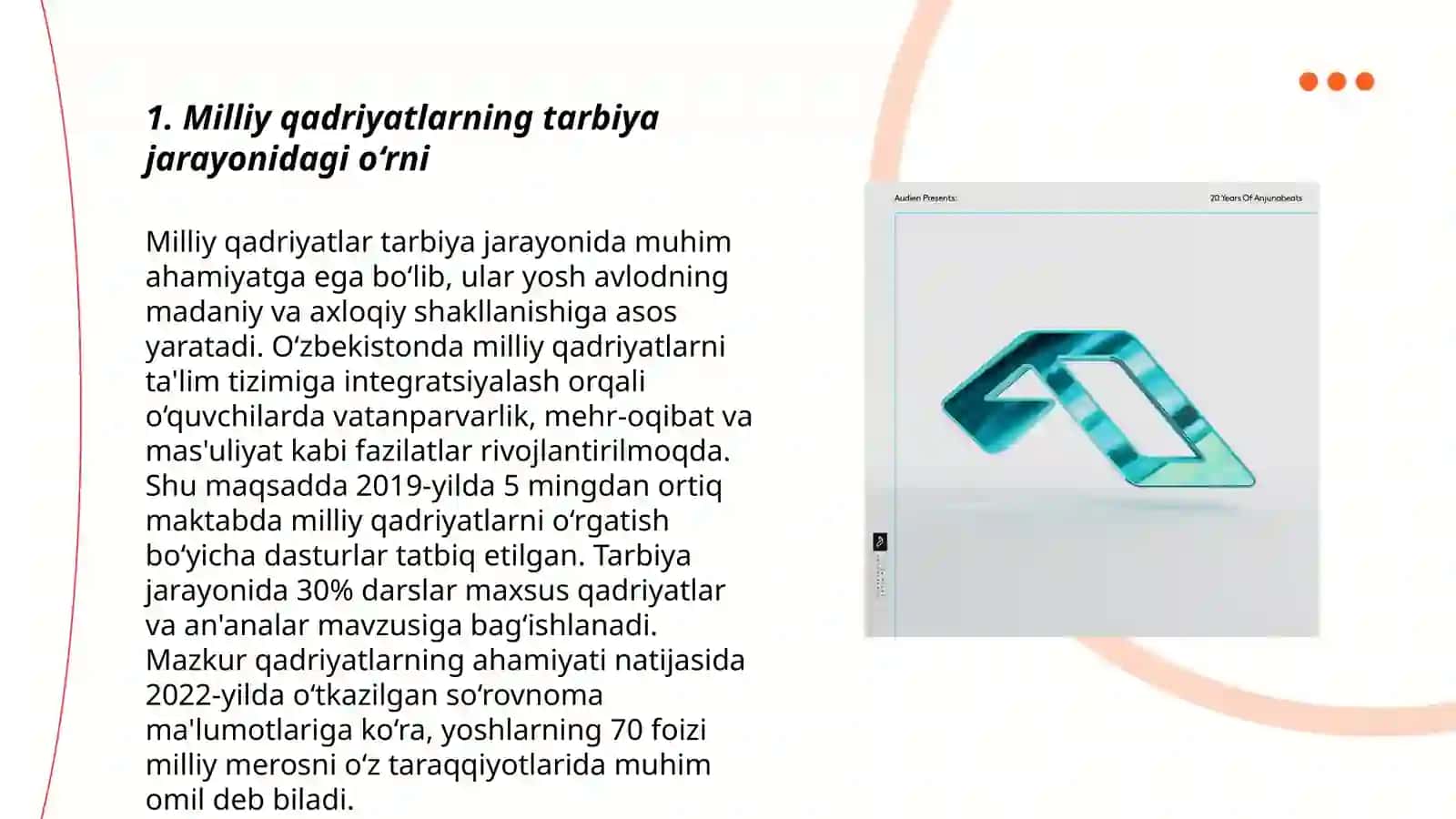 Tarbiyaning milliy va umuminsoniy qadriyatlar qamrovida bo'lishi 3