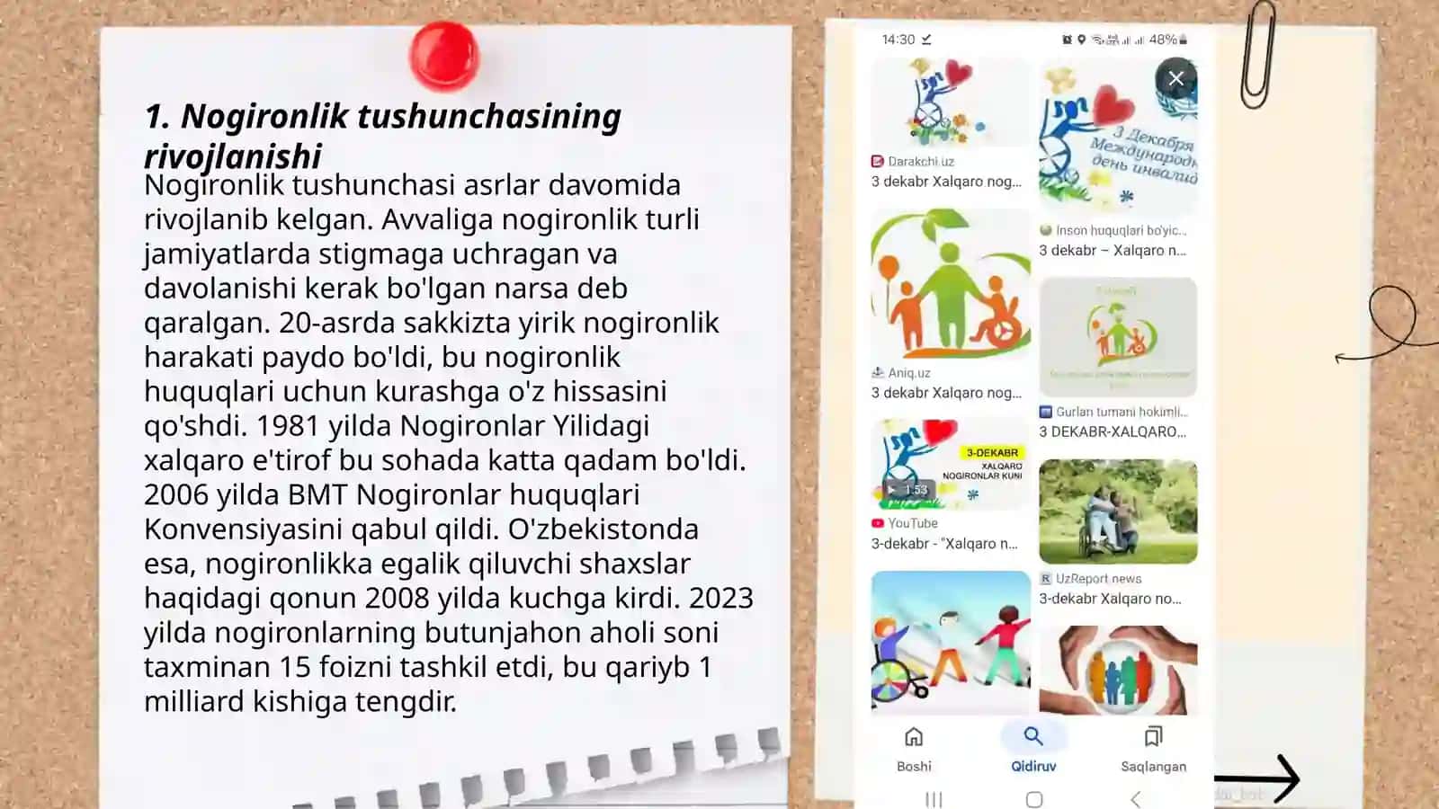Nogironlik shunchaki suz bulgan xolat mavzusida vidio rolik 3