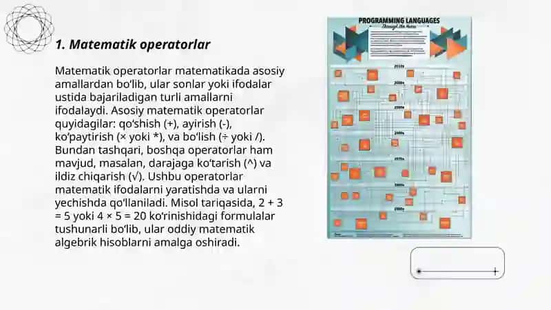 Matematik operatorlar 3