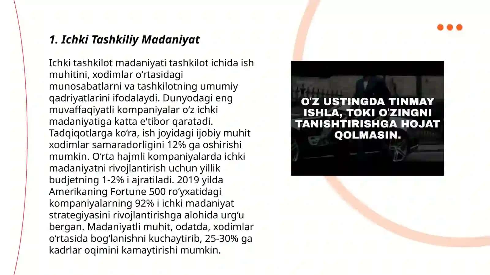 Ichki tashkiliy motivatsiyalar 3