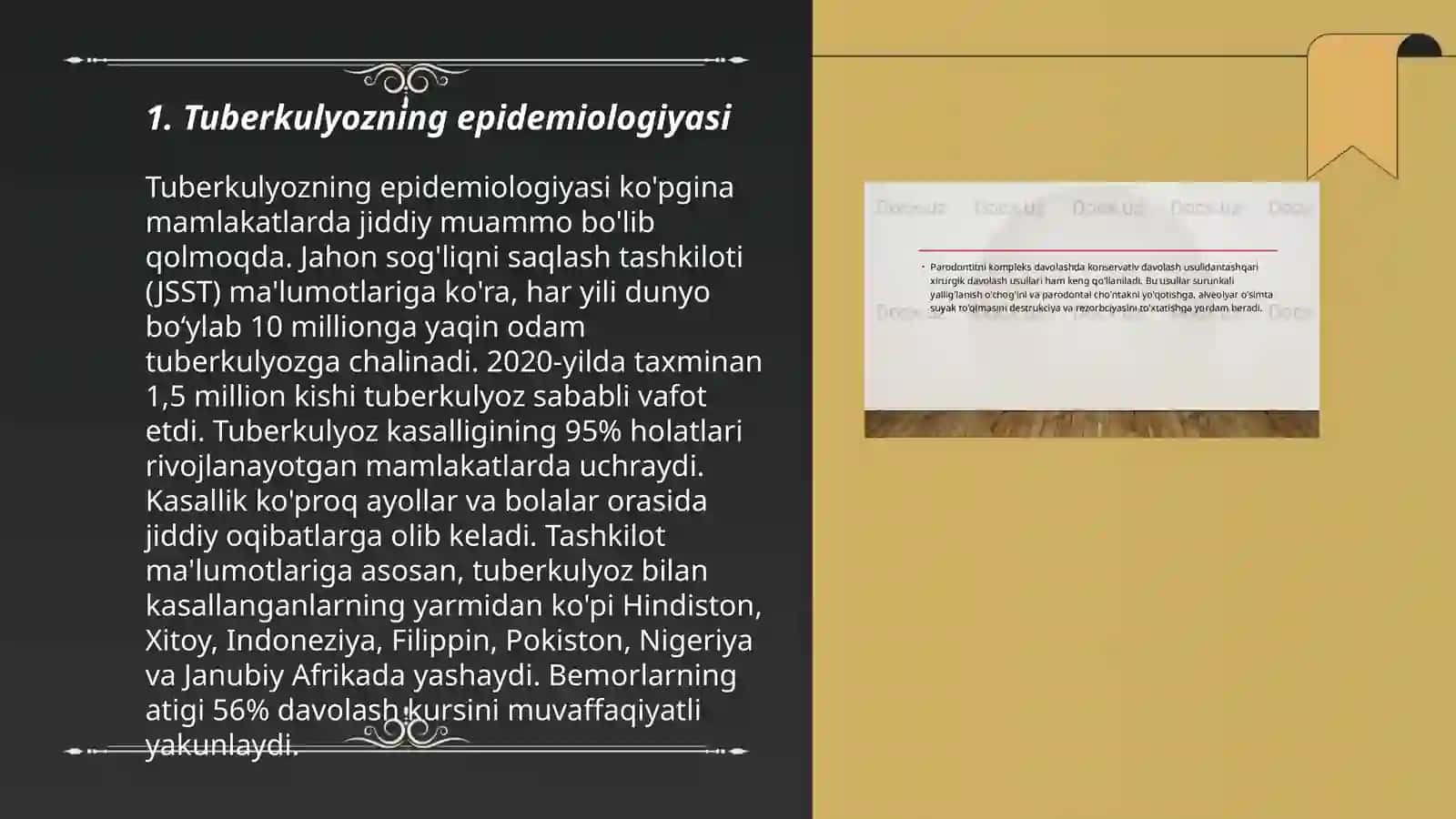 Tuberkulyoz bemorlarni kuzatish va davolash usullari 3