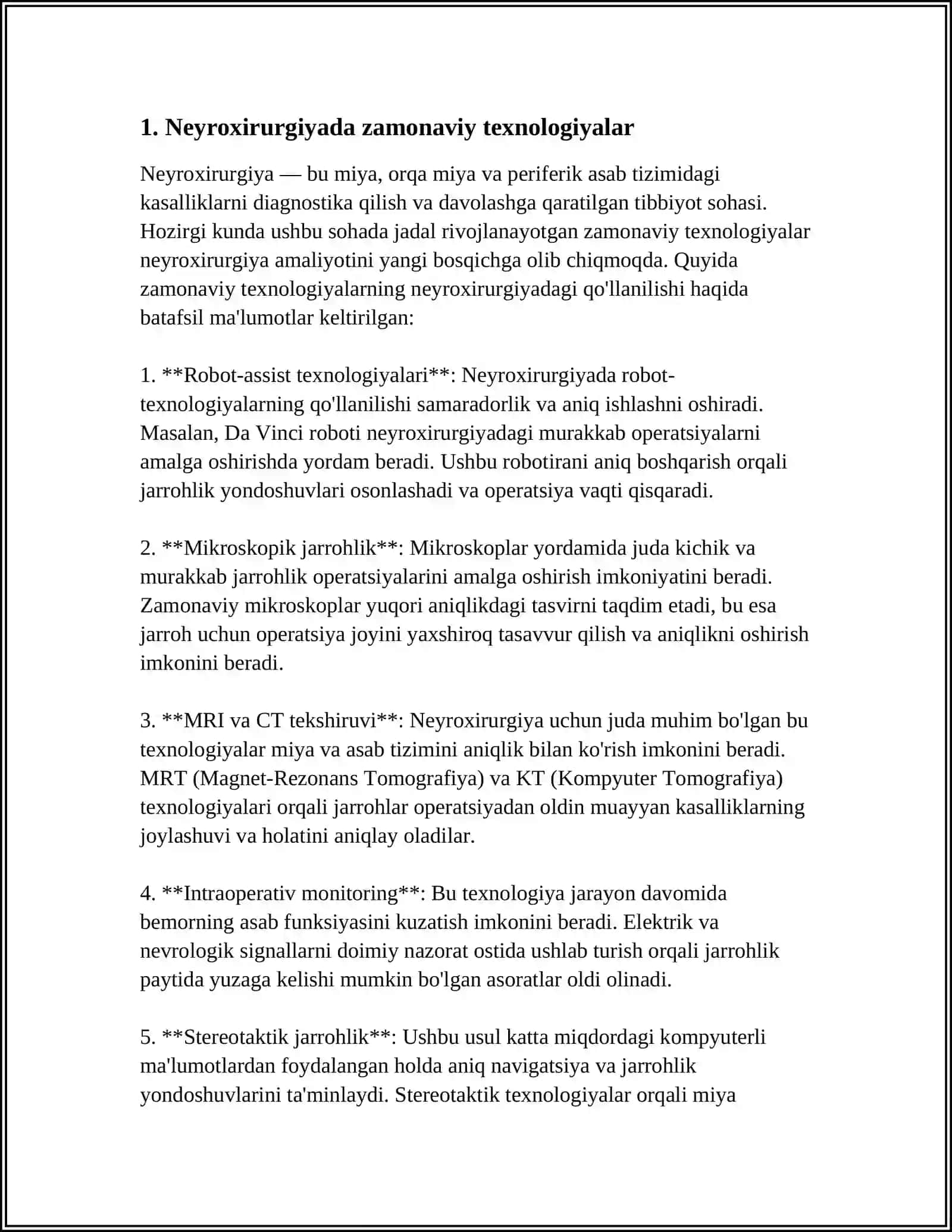 NEROXIRURGIYADA QÒLGA KIRITILGAN YUTUQLAR.KRANIOTOMIYA VA KRANIOPLASTIKA 3