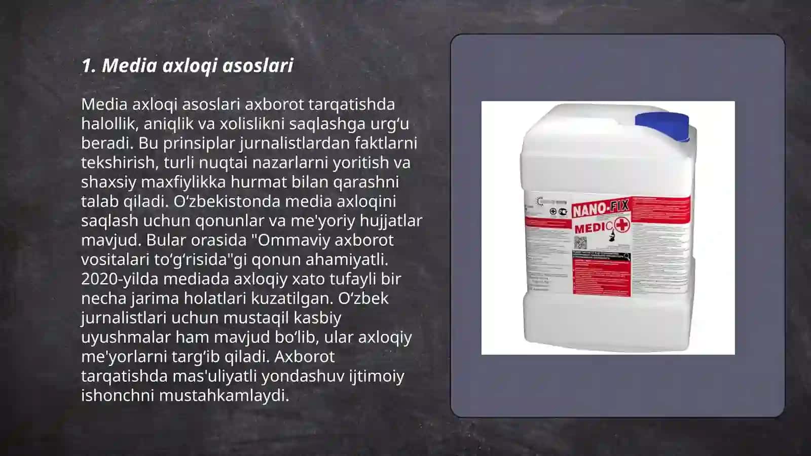 Ommaviy axborot vositalari toʻgʻrisida 3
