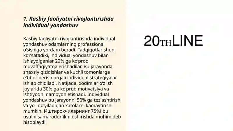 Kasbiy faoliyatni rivojlantirishda individual va hamkorlik faoliyatini tashkil etish metodikasi 3