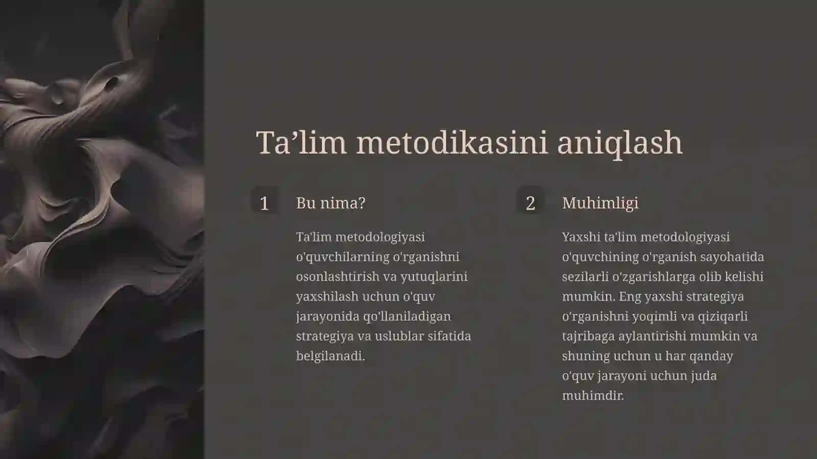 TA'LIM METODIKASI VA ILG'OR PEDAGOGIK TEXNOLOGIYALAR 3