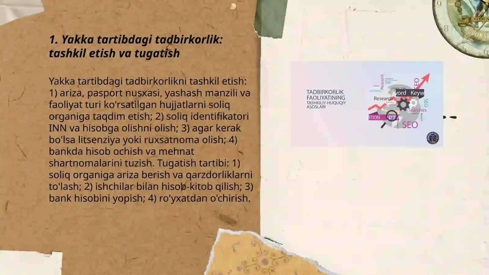Tadbirkorlikning tashkiliy huquqiy shakllari 3