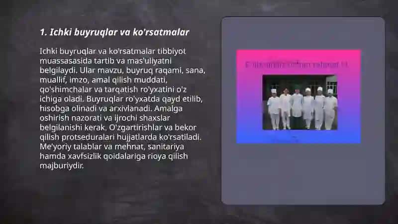 Ichki buyruqlar va ko'rsatmalar 3