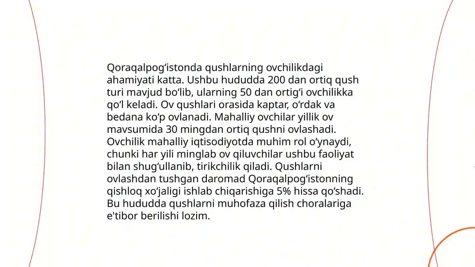 Qoraqalpogʻistonda qushlarning ovchilikda tutgan oʻrni 3