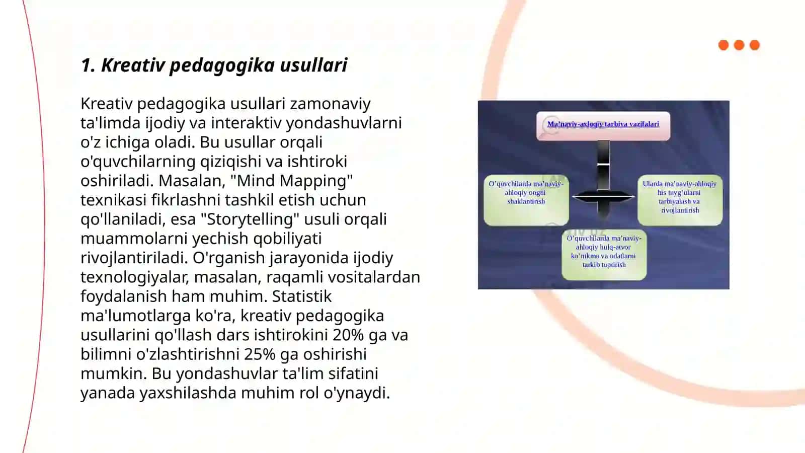 Kreativ pedagogika usullari 3