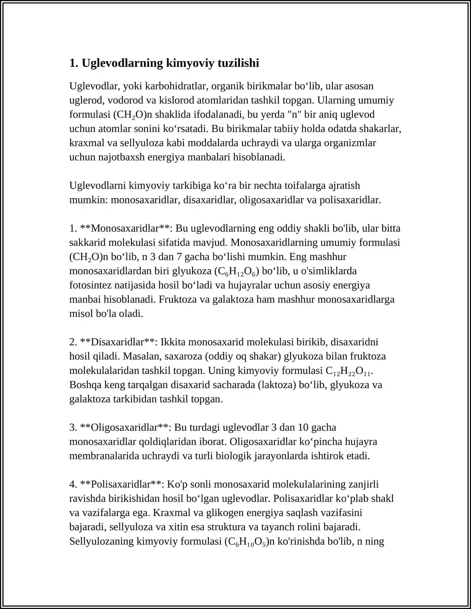 Uglevodlar 3