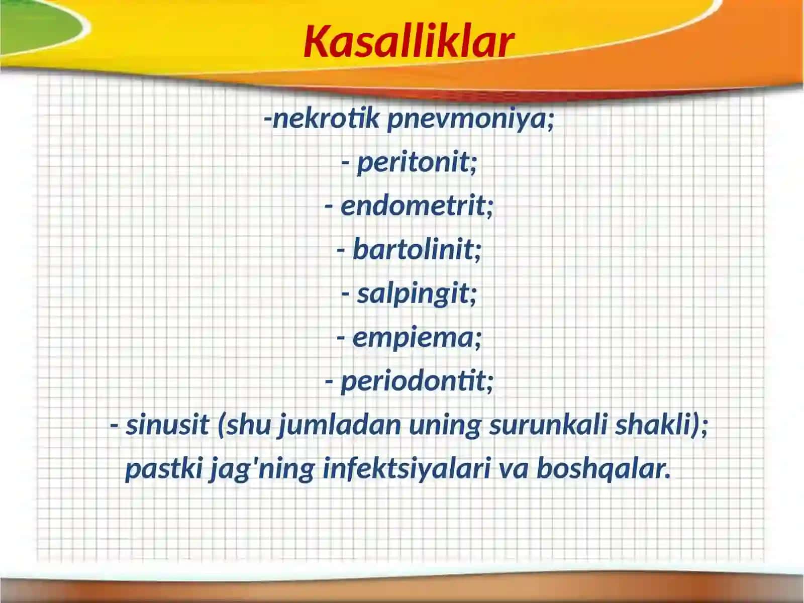 Shartli patogen anaerob kokklar va veylonellalar 3
