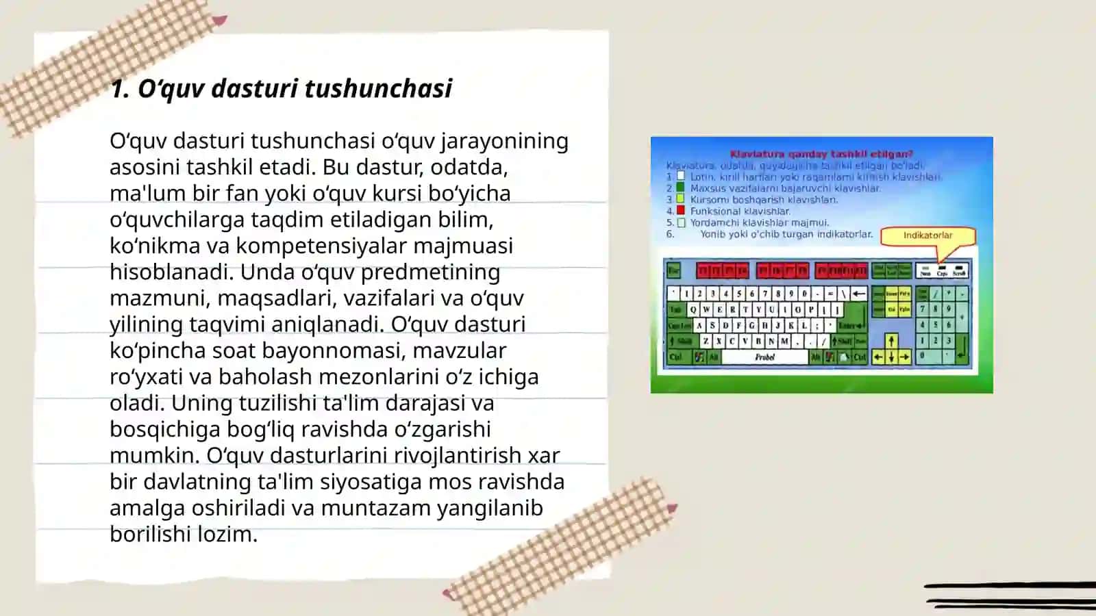 "Ilk qadam” Davlat o‘quv dasturi tuzilishi 3