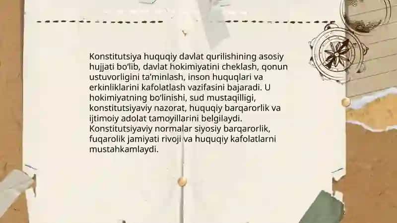 Konstitutsiya huquqiy davlat va baxtiyor jamiyat 3