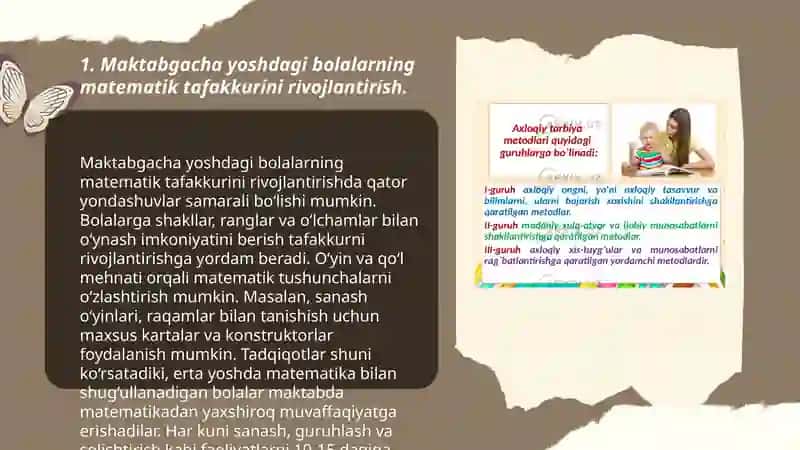 Elementar matematika tasavvurlari shakllantirish fanidan 3