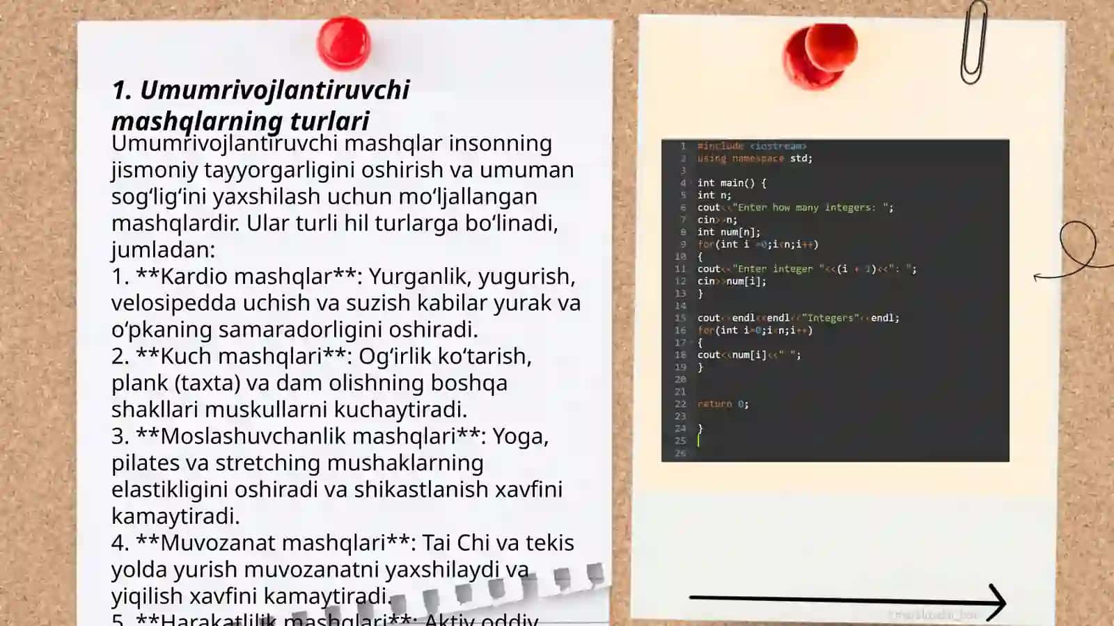 Umumrivojlantiruvchi mashqlar 3