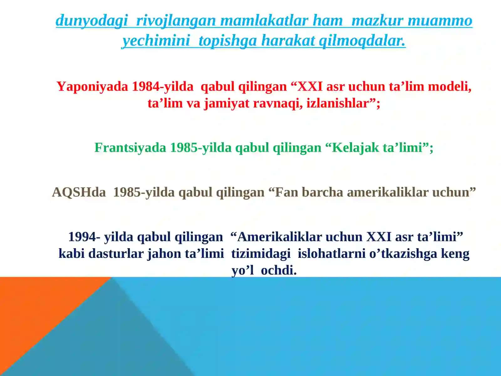 Pedagogika nazariyasi fanining mazmuni, maqsad, vazifalariva nazariy asoslari 3