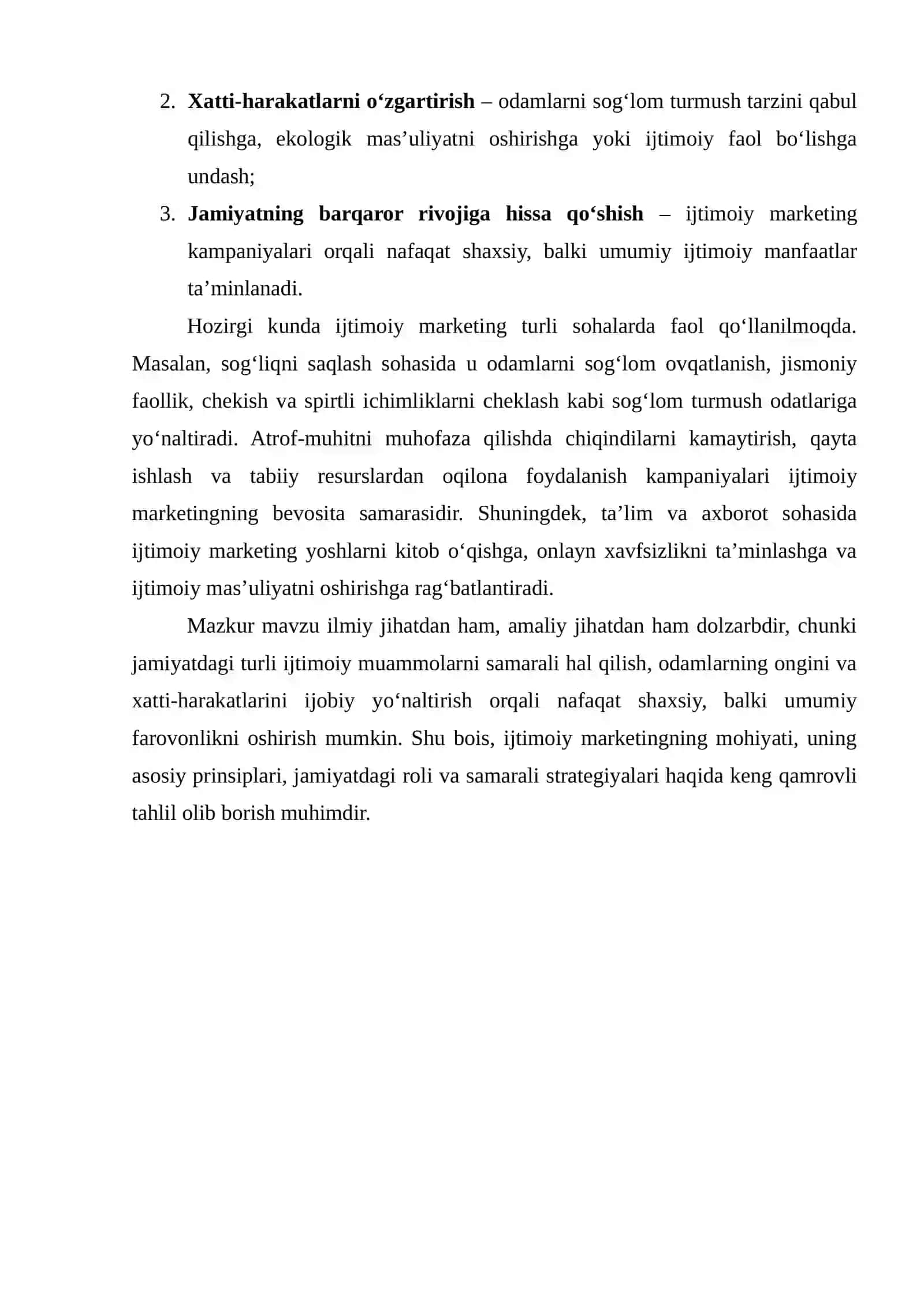 IJTIMOIY MARKETING VA UNING JAMIYATDAGI AHAMIYATI 3