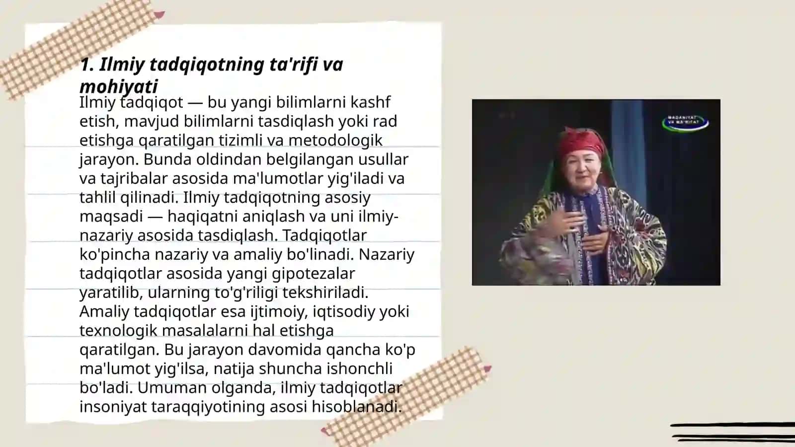 Ilmiy tadqiqotning mazmun-mohiyati, maqsad va vazifalari 3