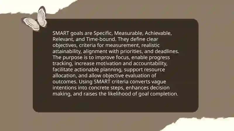 Smart goals 3