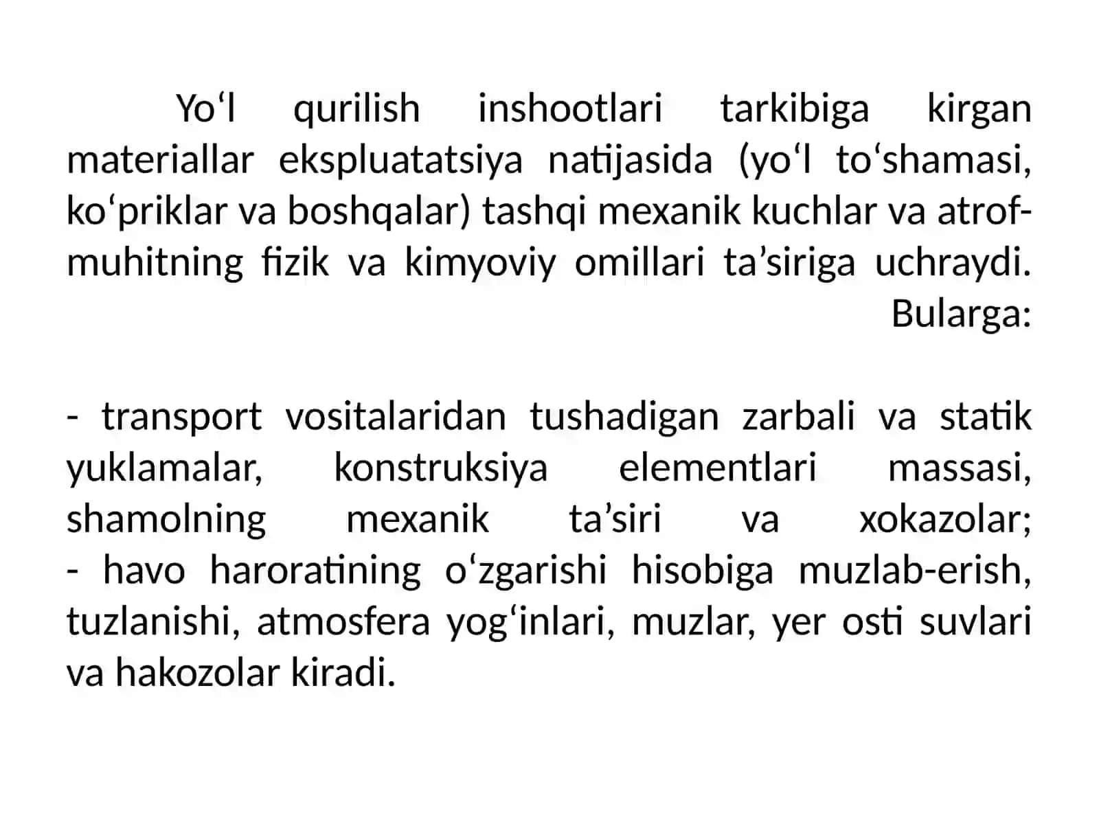 Yo‘l qurish materiallari 3