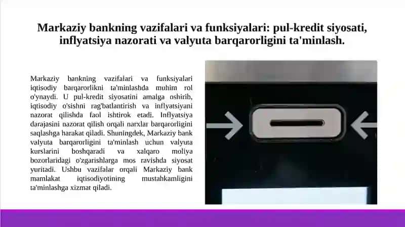 Markaziybankningiqtisotdegio‘rni 3