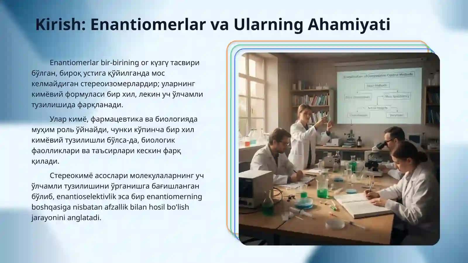 Enantiomerik tarkibni nazorat 3
