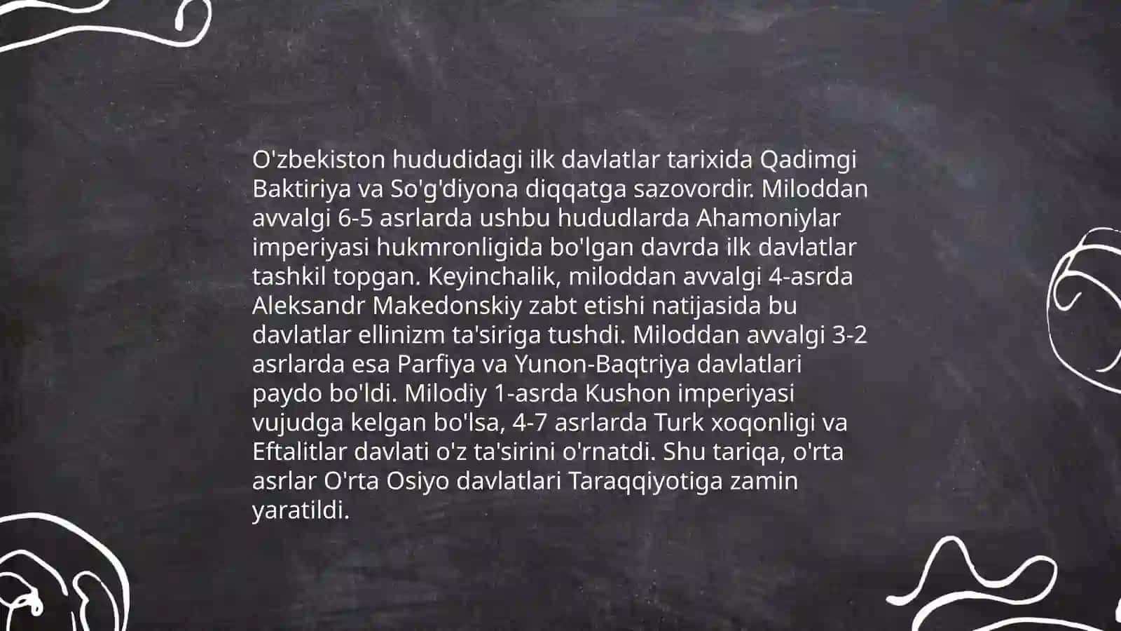 O'zbekiston Tarixi 3