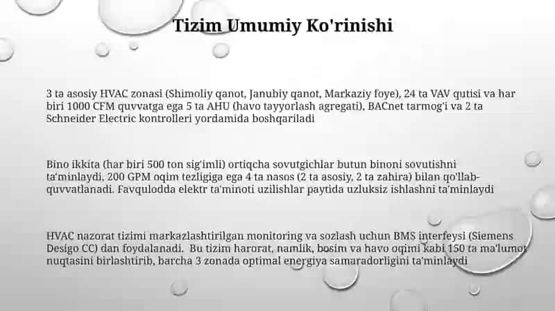 Yoritish va shamollatish tizimlarini boshqarish 3