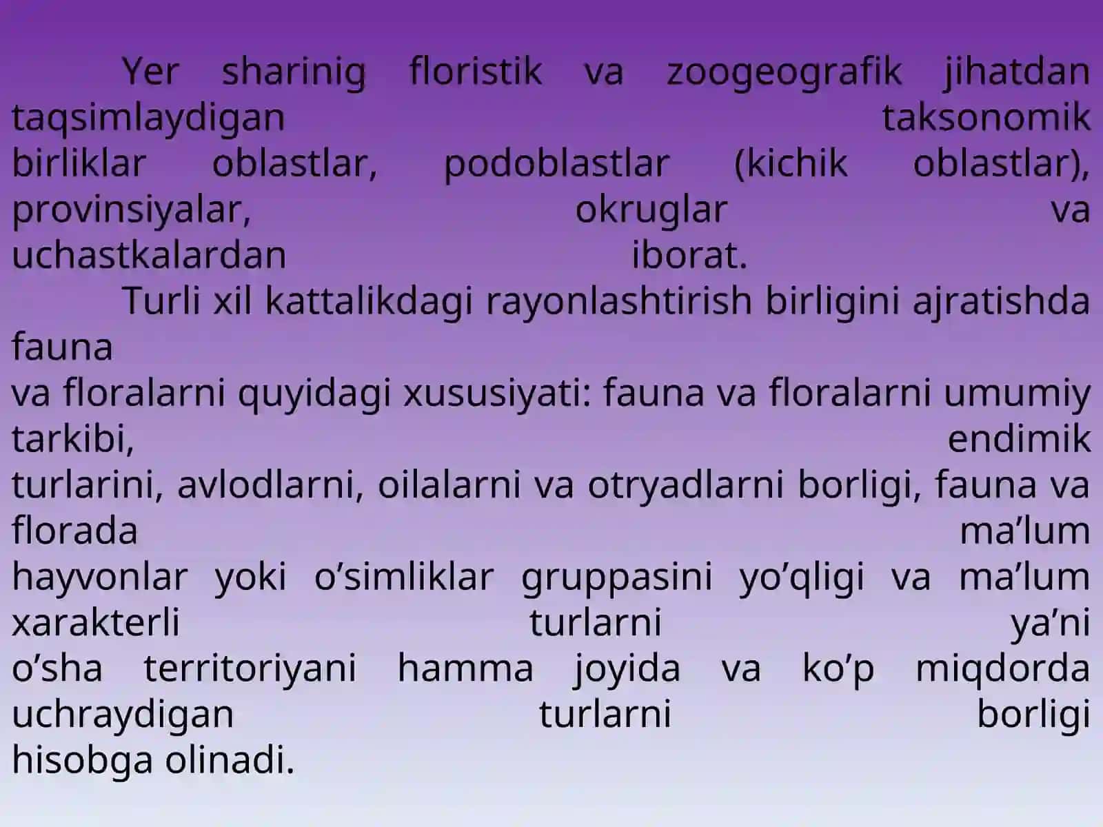 Yer yuzasining floristik rayonlari 3